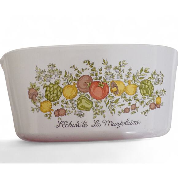 Corning Ware L'Echalote La Marjolaine A-3-B Casserole Dish w/Pyrex Lid 3 L Vtg - Picture 6 of 6